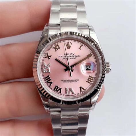 pink face rolex watch|rolex 34 datejust pink face.